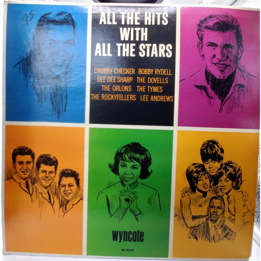 All The Hits With All‎ The Stars *  Vinyl Album Record * 1964